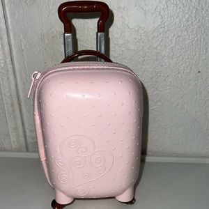 Our generation pink suitcase with accessories inside